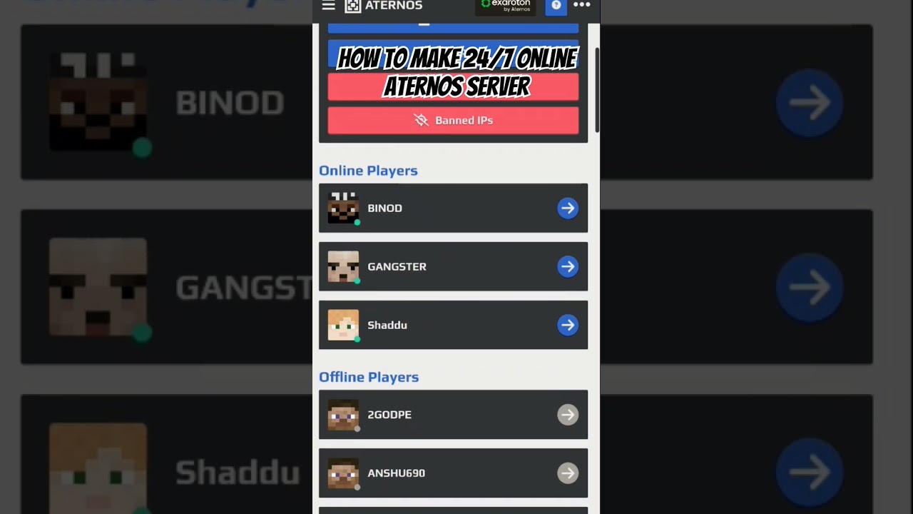 How To Make Fully 24/7 Online aternos Servers To Replite |#shorts #howtoaddafkbot