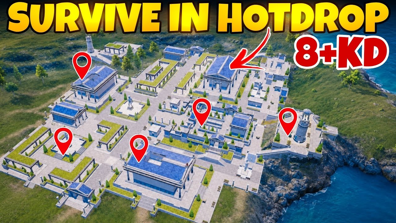 How to increase/maintain kd in bgmi new update| How to survive in bgmi 4.4 update hot drop tips