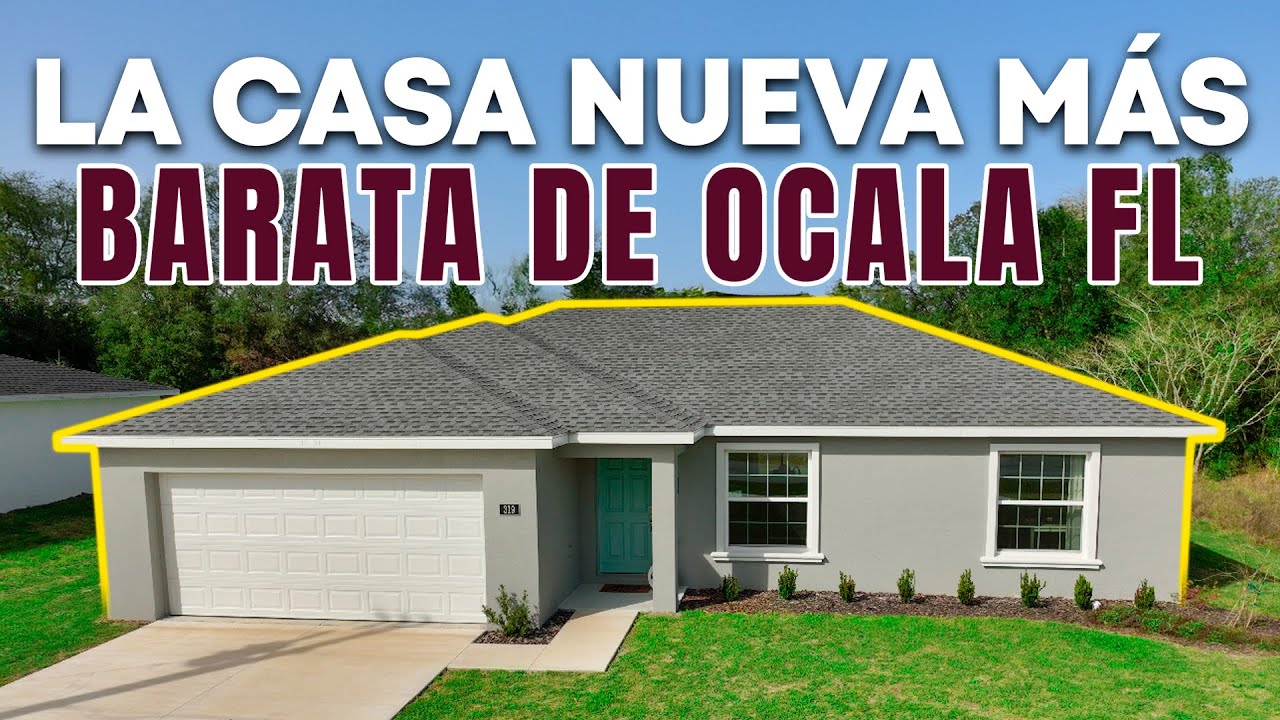 La casa nueva MÁS BARATA de Ocala fl