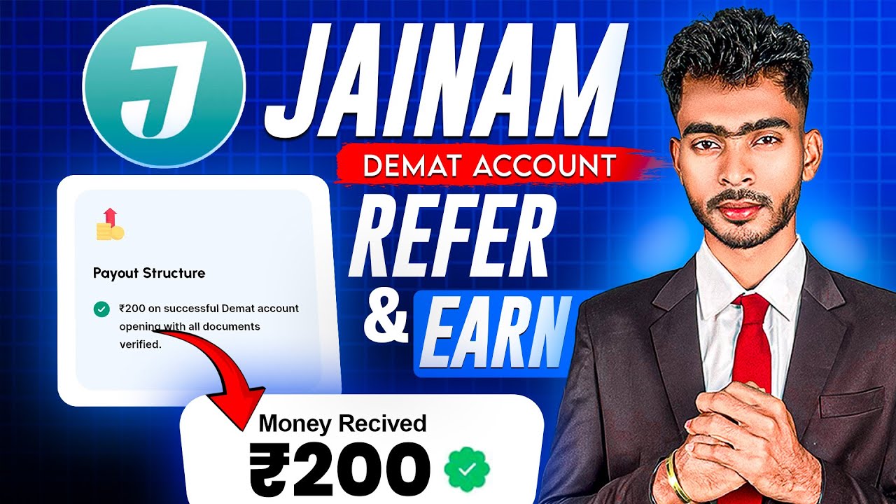 PER REFER ₹200 | JAINAM APP REFER AND EARN | NEW DEMAT ACCOUNT REFER AND EARN | JAINAM REFERRAL CODE