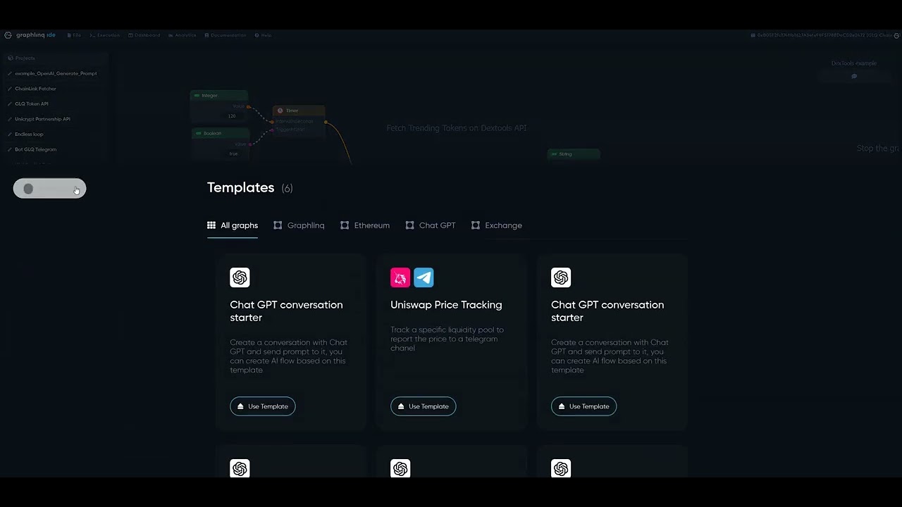 Upgraded IDE | GraphLinq No-code Environment