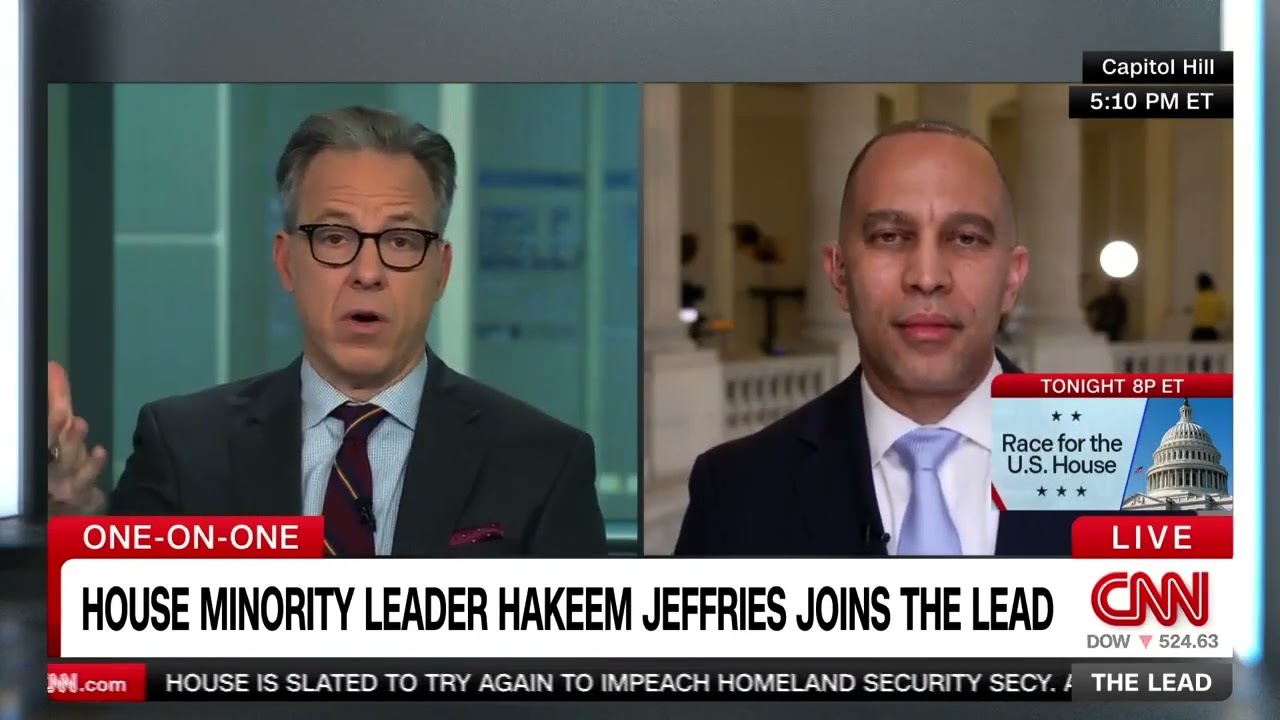 Leader Jeffries Joins CNN's The Lead with Jake Tapper