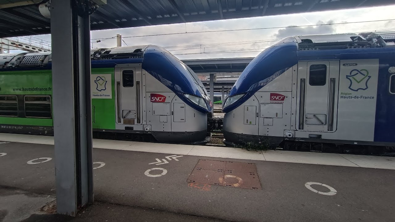 Compilation de Spots du 20/09/2025 dans les gares de Amiens, Arras et Lillers.