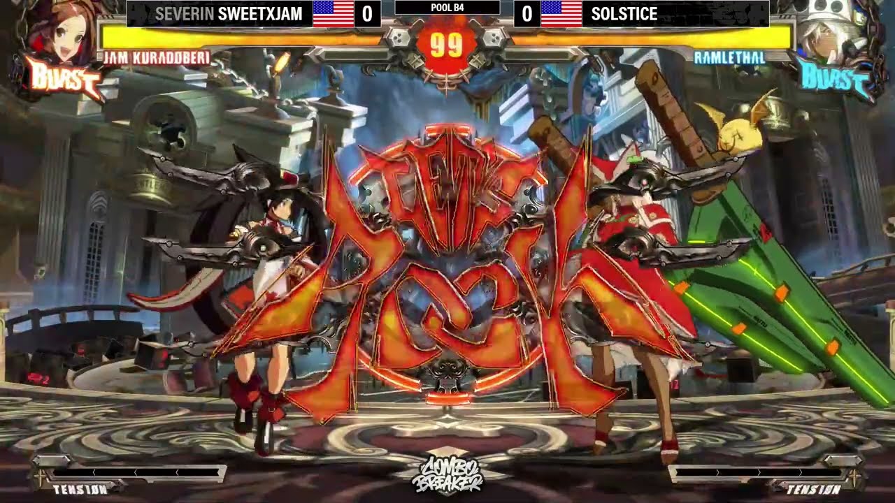 sweetxjam (Jam) vs Solstice (Ramlethal) - Combo Breaker 2022 GGXRD Pools