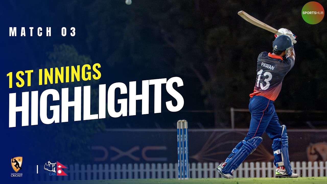 1st Innings Highlights | NT Strike vs Nepal | Match 3 | Top End 2026 | ZP1J