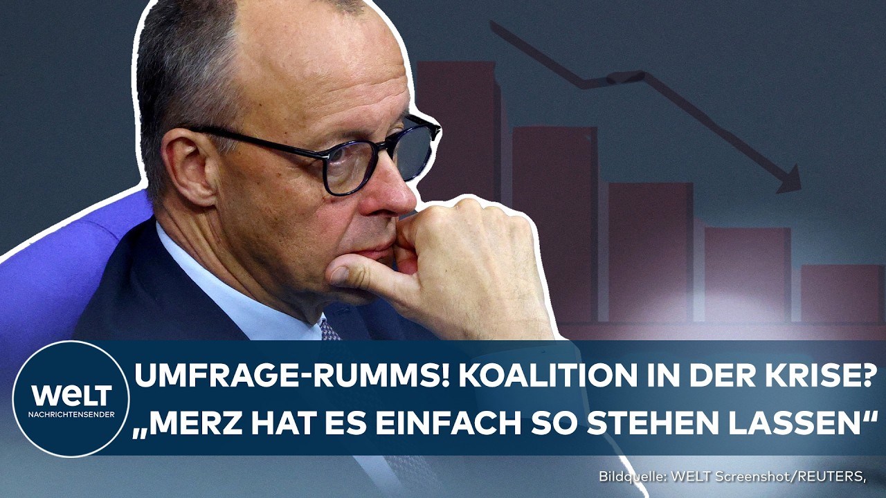 BERLIN: Merz' Regierung rauscht nach Stadtbild-Debatte in Umfrage ab! 