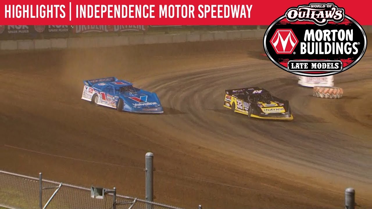 World of Outlaws Morton Buildings Late Models Independence Motor Speedway July 5, 2019 | HIGHLIGHTS