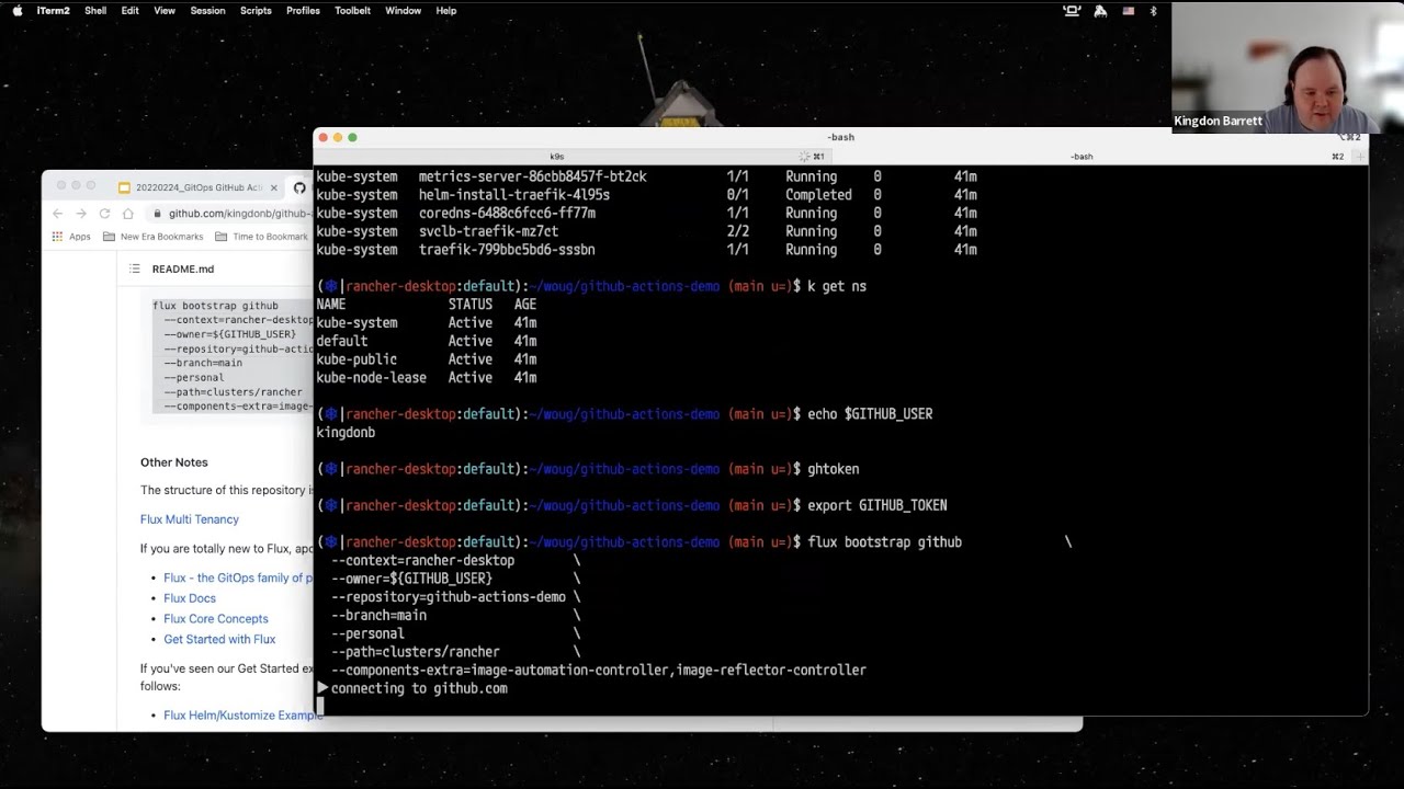 GitOps with GitHub Actions & Flux with Kingdon Barrett