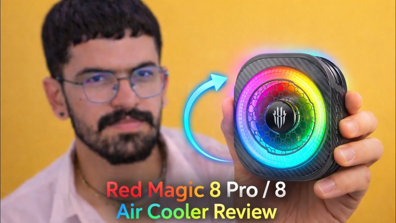 Обзор воздушного кулера Red Magic 8 Pro/8!!