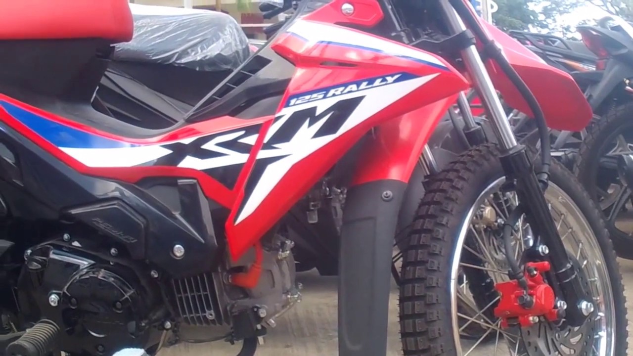 Red Honda XRM 125 Rally  Fi