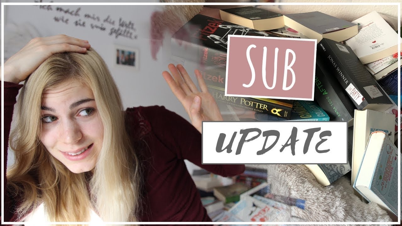MEIN BÜCHERREGAL / SUB UPDATE/  STAPEL UNGELESENER BÜCHER | tonipure
