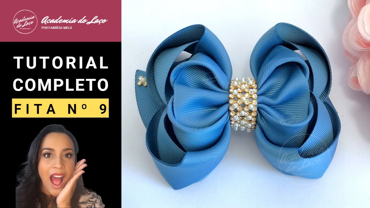 Como fazer La&ccedil;o Boutique Estilo Docinho com fita n&ordm; 9