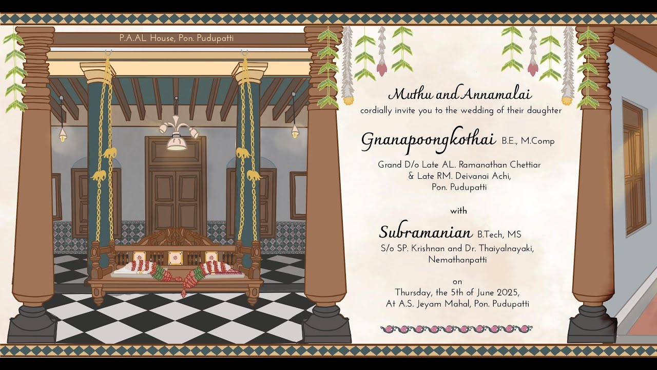🔴 LIVE  -  Subramanian  weds Gnanapoongkothai  |  5th June  2025  | A.S. Jeyam Mahal, Pon. Pudupatti