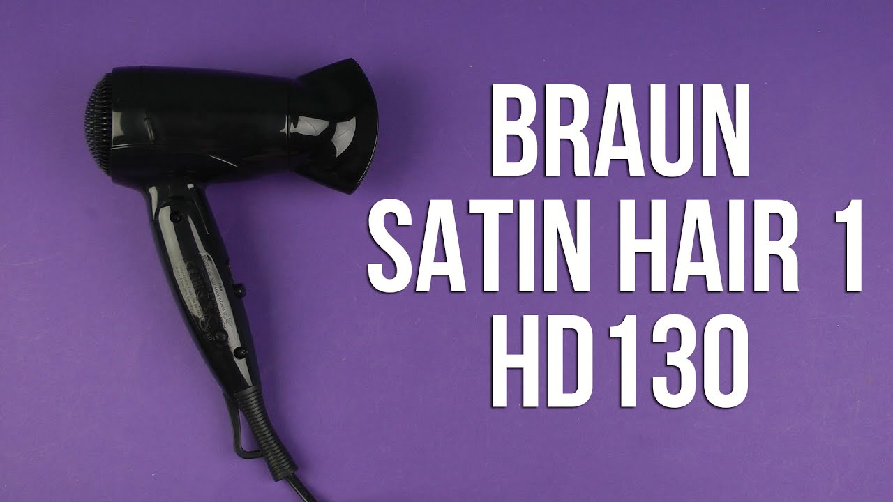 Распаковка BRAUN Satin Hair 1 HD130