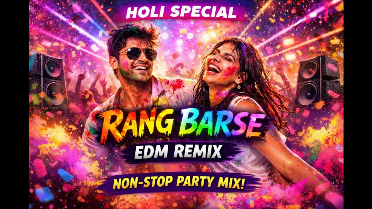 Rang Barse EDM Mix | Nonstop Dance Mashup | Holi Special 