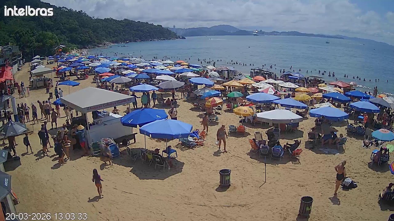 BALNEÁRIO CAMBORIÚ SC AO VIVO | PRAIA DE LARANJEIRAS – CASA DO CAMARÃO | CONEXÃODCTV