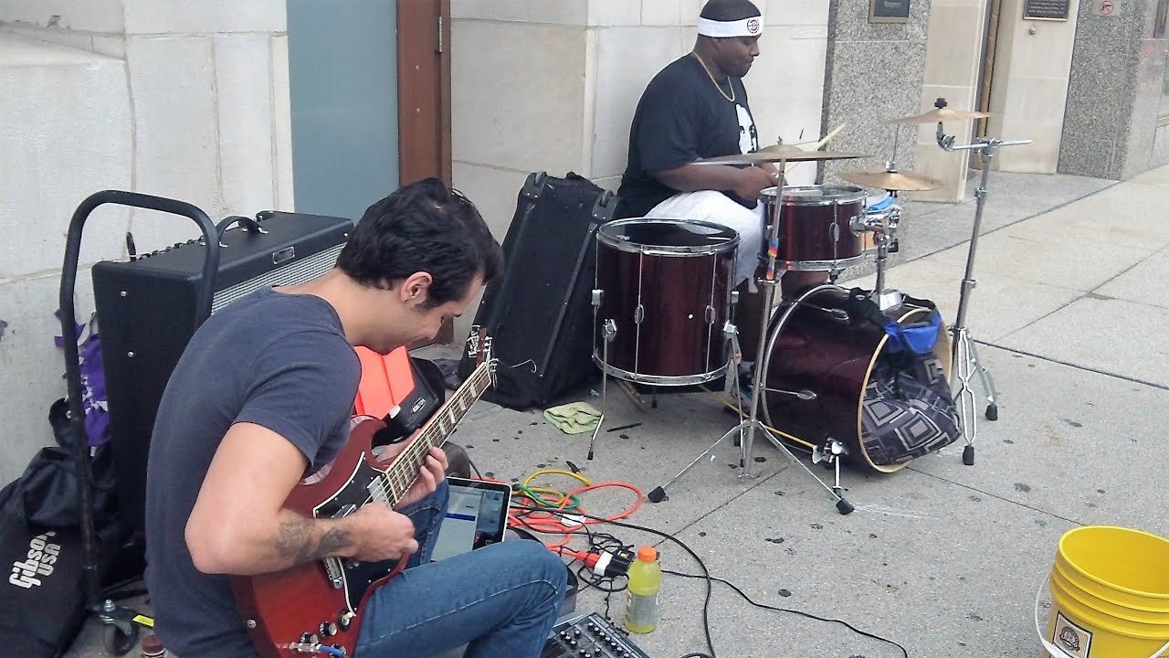 Adrian Davis on #Guitar and Kevin Sutton on #Drums Performing in #Chicago (July 29, 2016)