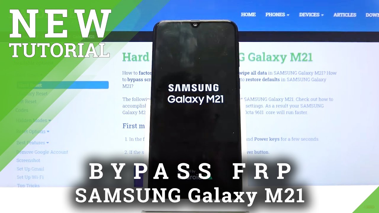 SAMSUNG Galaxy M21 Разблокировка FRP / Обход Защиты Google
