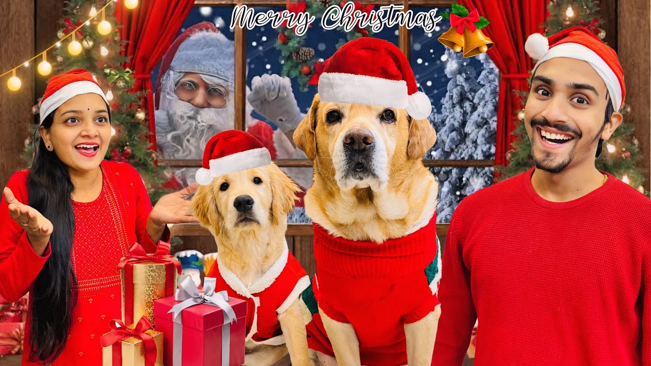 Christmas Celebration at Home | Santa Claus Aa Gaya | Anant Rastogi