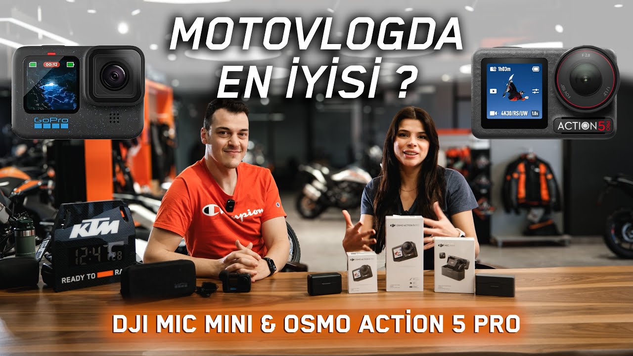 DJI Osmo Action 5 Pro ve DJI Mic Mini | Motovlog Çekim Sistemi Kuruyoruz !