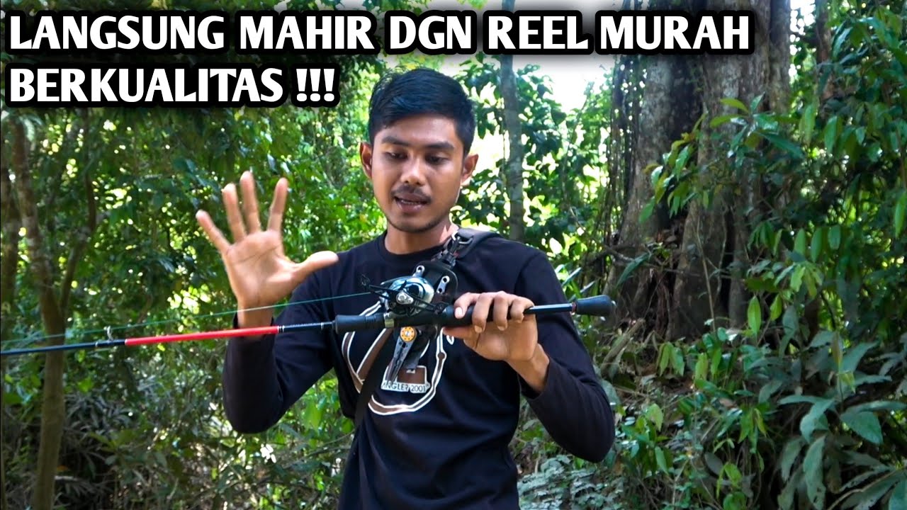 CARA MUDAH PAKAI REEL BC VERSI ANGLER 2001 DENGAN REEL YG MURAH TAPI SUDAH MUMPUNI 👍