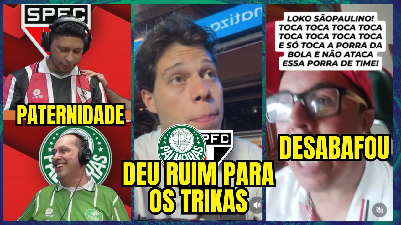 REA&Ccedil;&Otilde;ES DOS S&Atilde;O-PAULINOS COM A DERROTA PARA O PALMEIRAS E OS MELHORES MEMES E ZUERAS