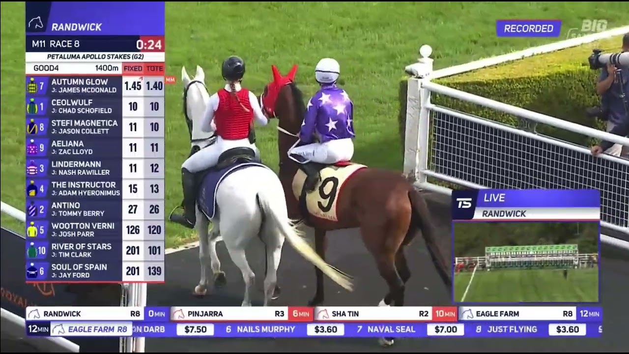 AUTUMN GLOW 9 FROM 9 | APOLLO STAKES GROUP 2 2026 
