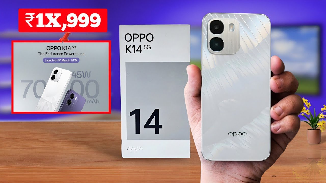 OPPO K14 5G Unboxing & Launch Date in India | OPPO K14 5G Review & Price in India, Camera Test