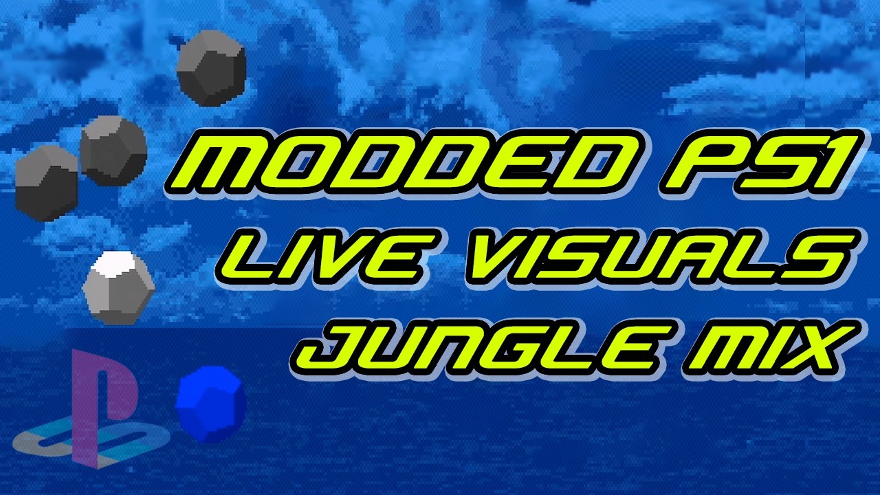 Modded PS1 Visuals LIVE with Drum & Bass — Pizza Hotline live in NYC