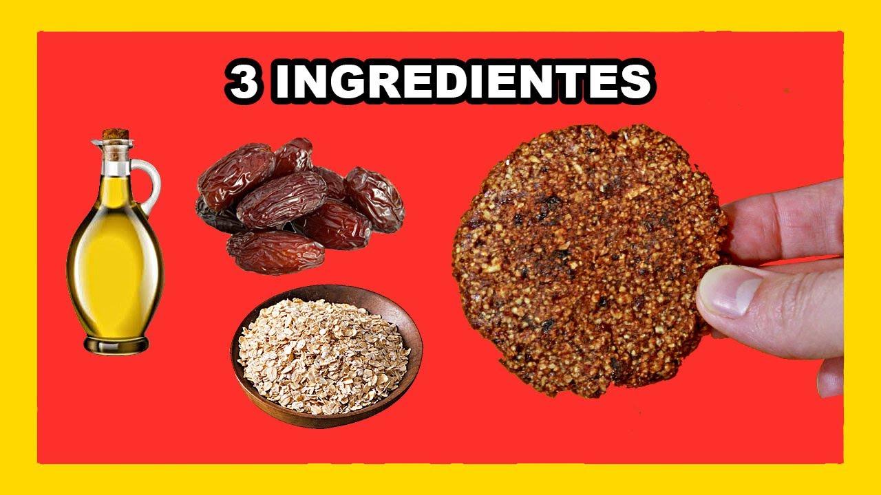🔶 SIN AZÚCAR: galletas de AVENA y DÁTILES (veganas)
