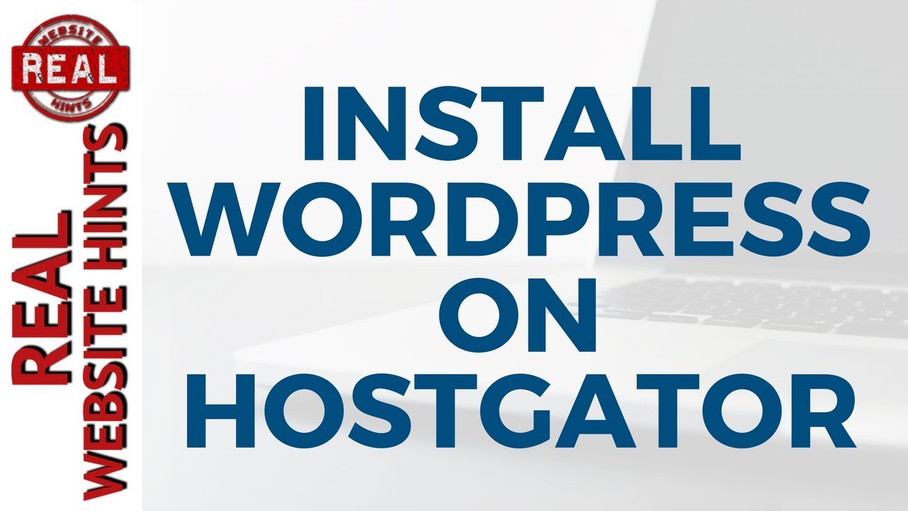 How To Install WordPress on HostGator using Hostgator WordPress Hosting.