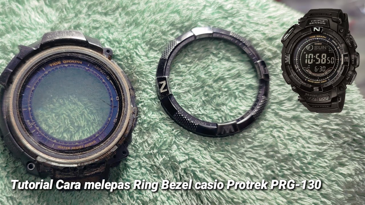 Tutorial Cara melepas Ring Bezel Casio Protrek PRG-130