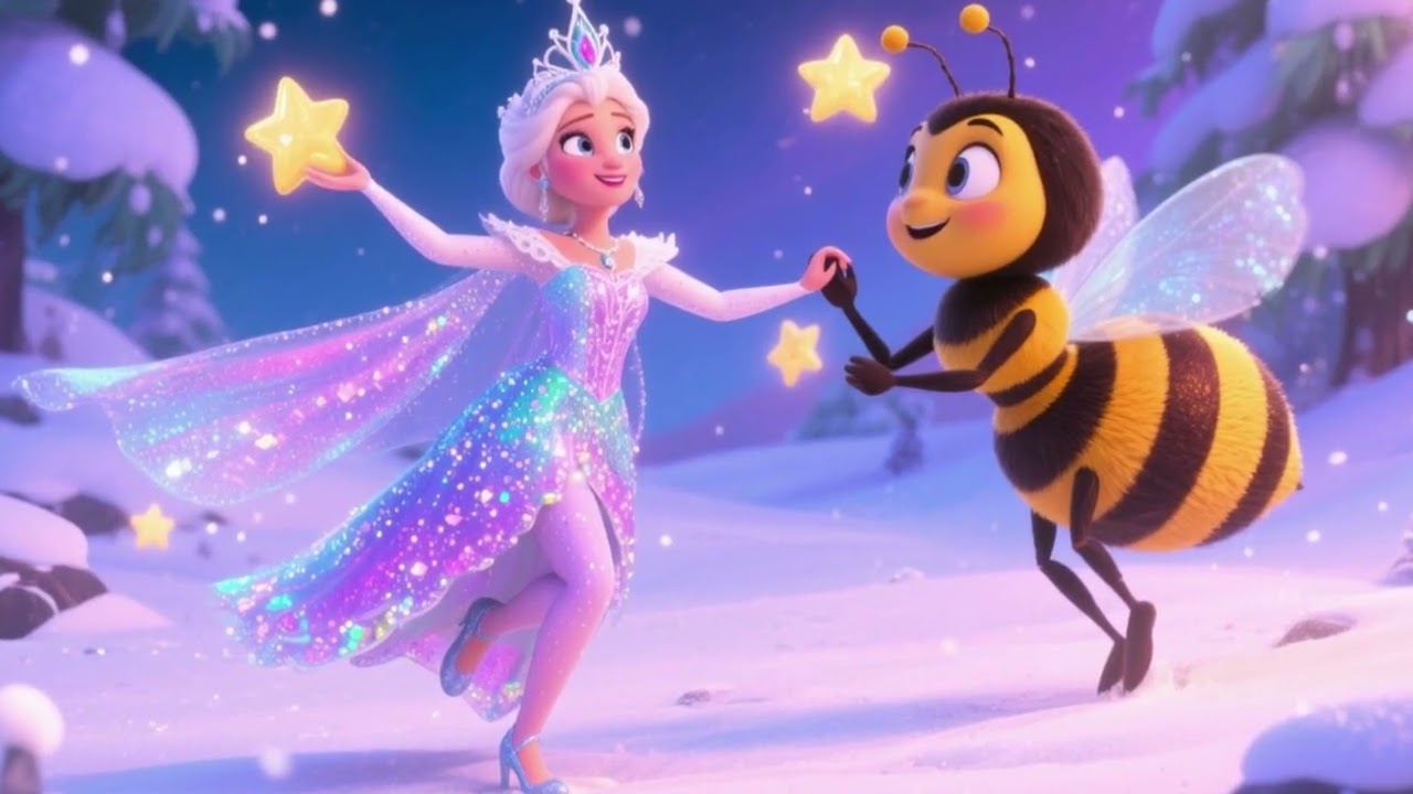 ❄️🐝 Звёзды будут танцевать | Приключения Эльзы и Бамбла для детей 🌈✨