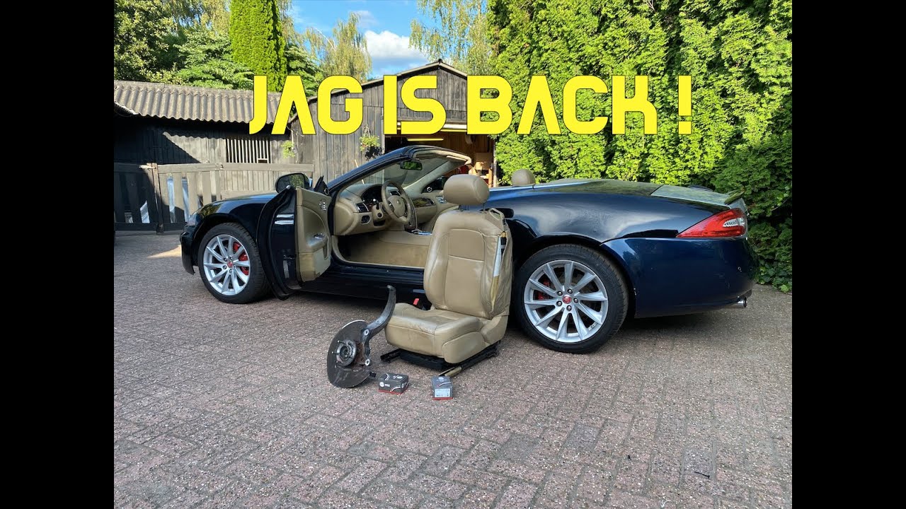 Rebuilding a wrecked Jaguar XK 5.0 Porfolio Convertible Part 7