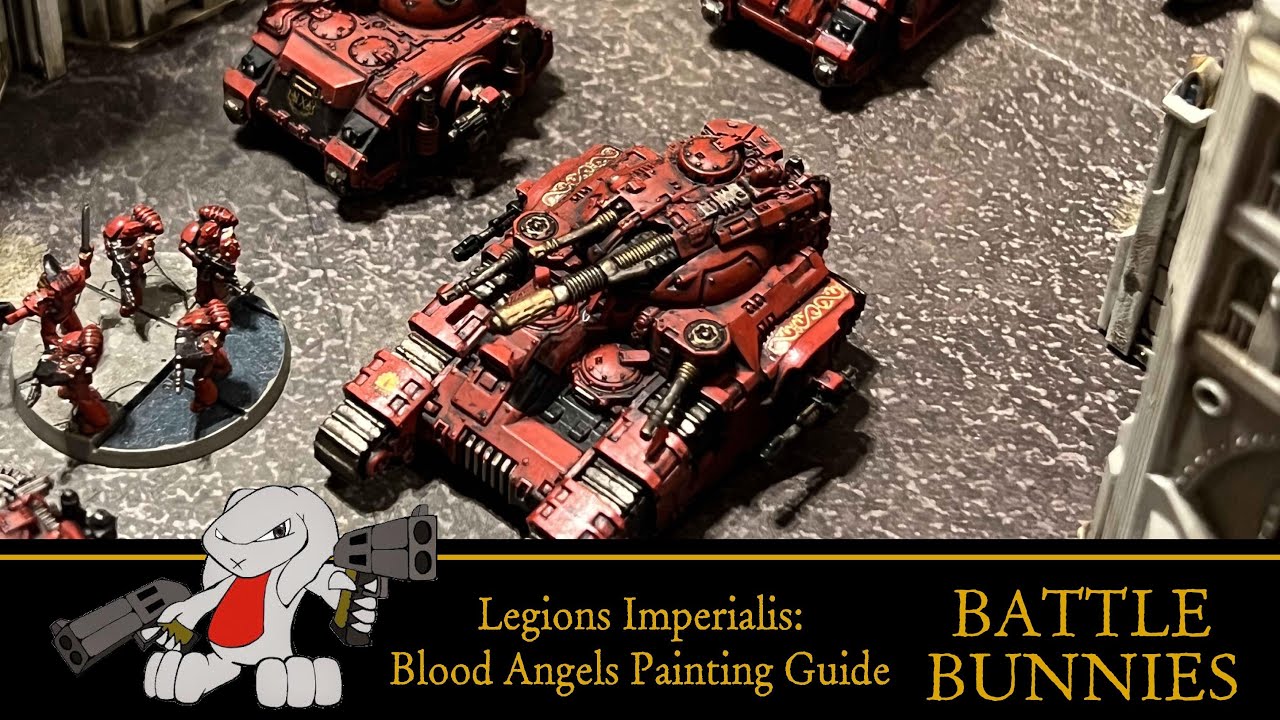 Legions Imperialis: Blood Angels painting guide.