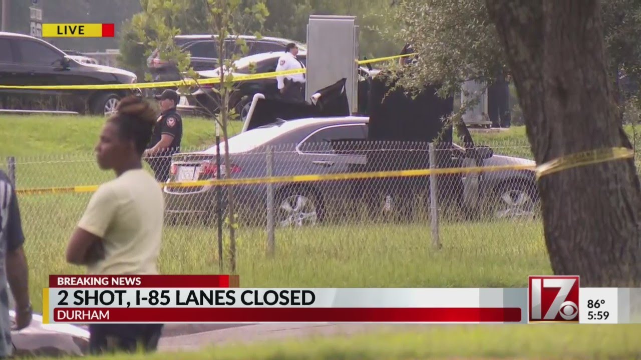 2 shot dead in car along I-85 in Durham, police say