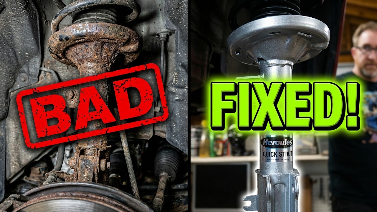 2008 Kia Sportage Strut Removal & Replacement / It's Going to Need an Alignment