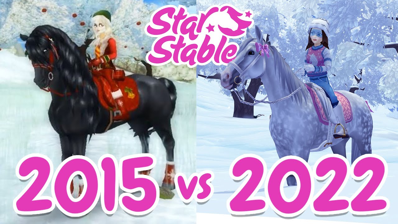 2015 VS 2022 SNOW IN JORVIK! *STAR STABLE WINTER UPDATE* ❄️ (SIDE BY SIDE)