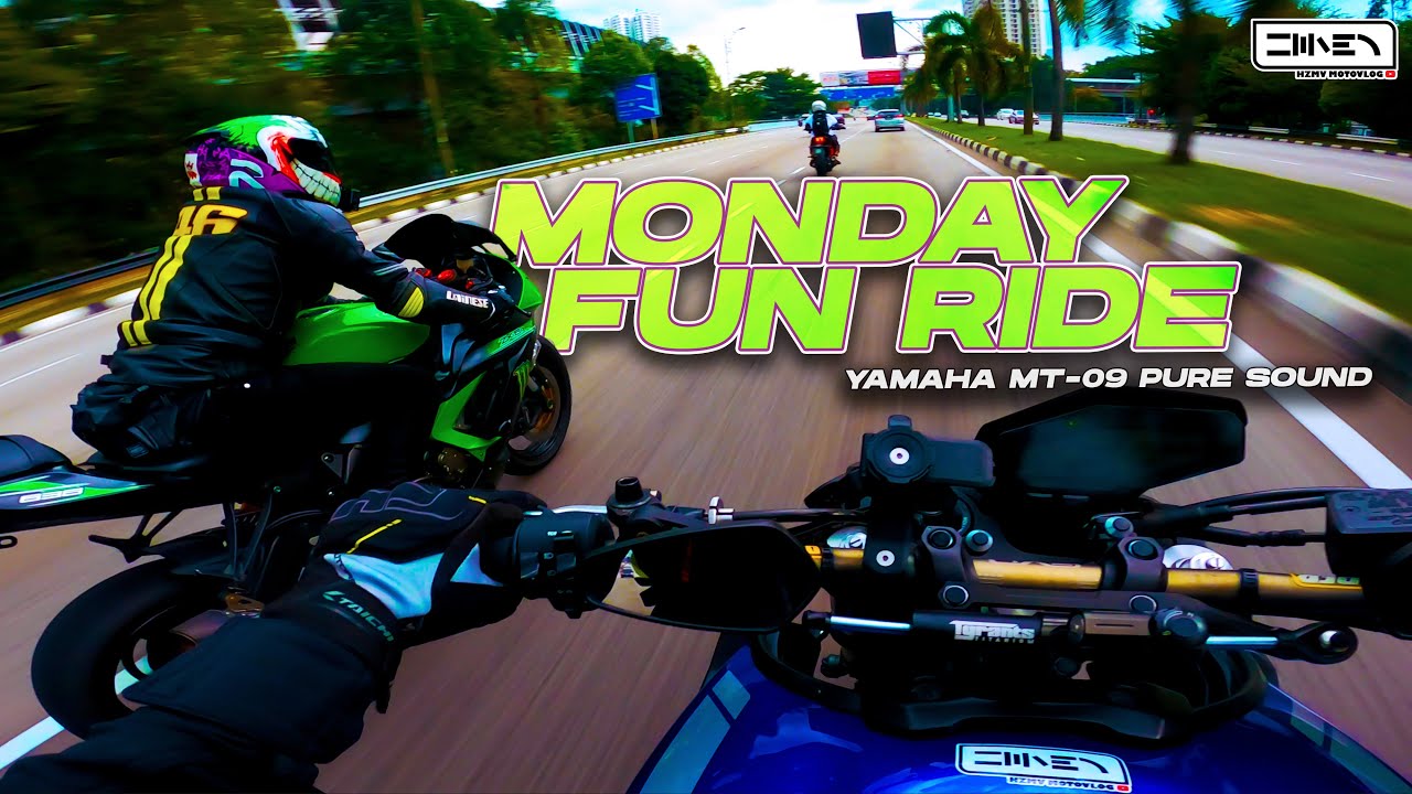 City Cruising Ride! Yamaha MT-09 + Yoshimura R55 Pure Sound [4K]