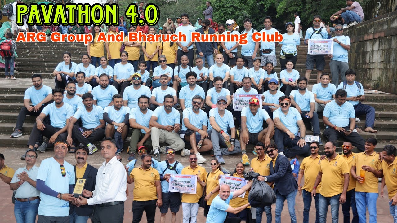Pavathon 4.0|| ARG Group and Bharuch Running Club ||Plastic free India ||save nature #ploghillrun