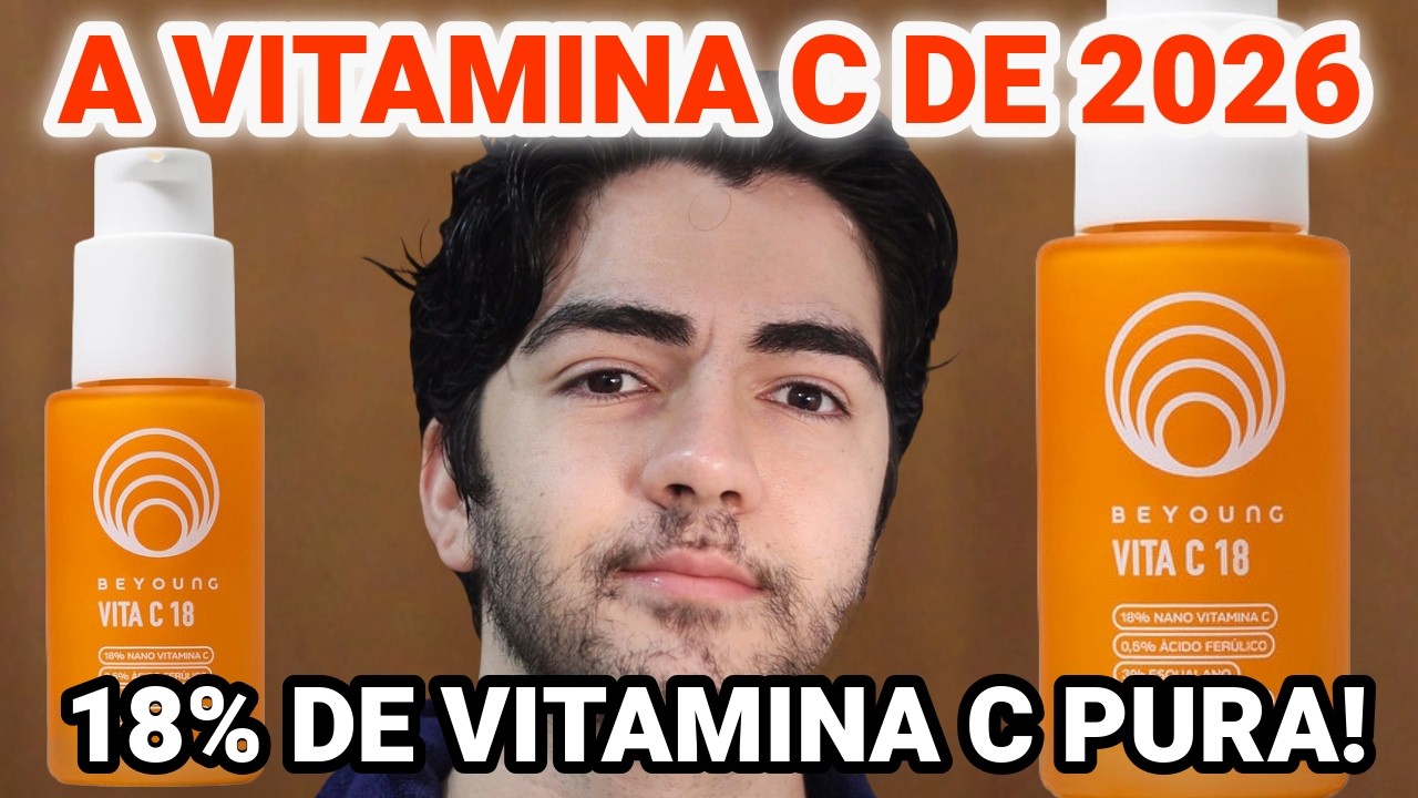 VITAMINA C PODEROSA! ESSA VOCÊ PRECISA TESTAR! Sérum facial antioxidante COM 18% vitamina C BEYOUNG!