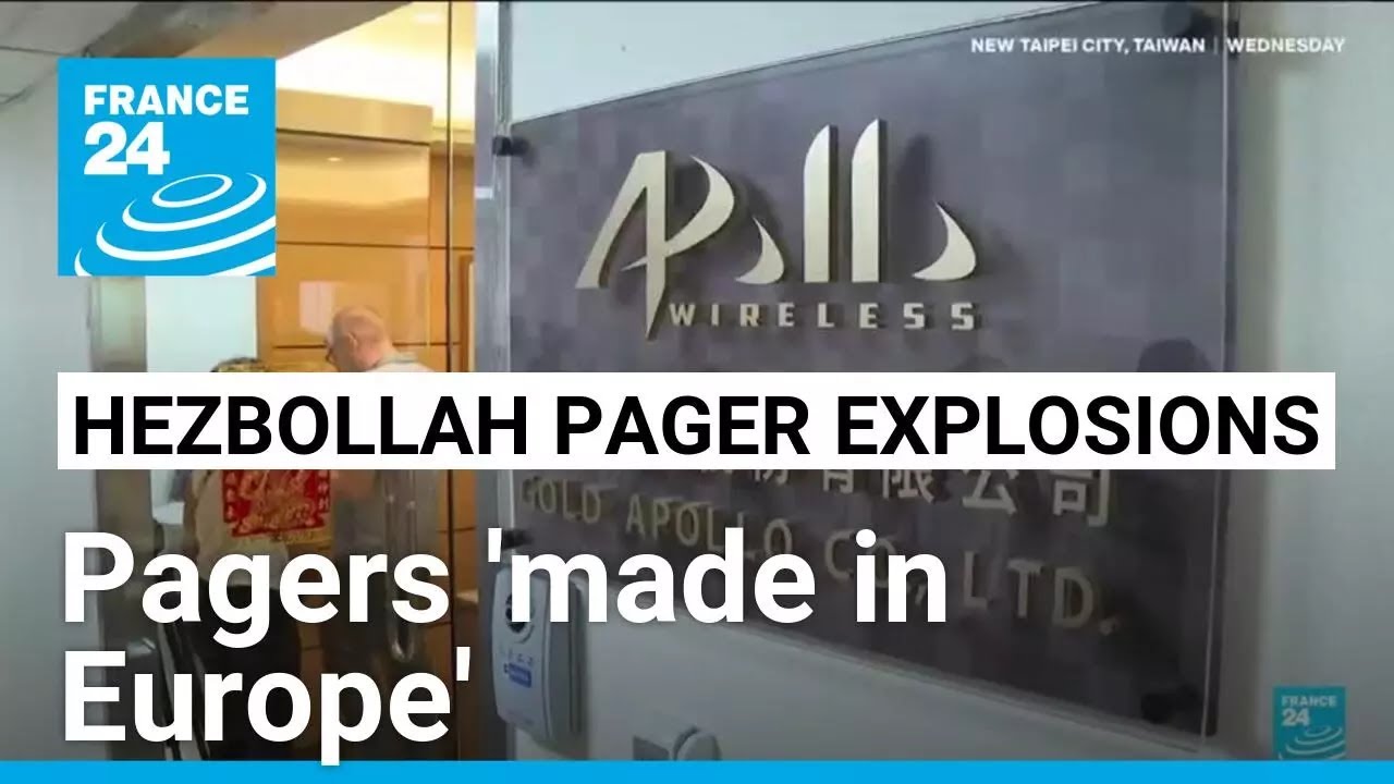 Taiwan's Gold Apollo says Hezbollah pagers made by Hungary partner &bull; FRANCE 24 English