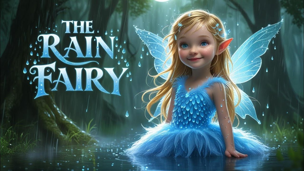 The Rain Fairy 🌧️ | Bedtime Story withSoothing Rain Sounds for Kids 🌛