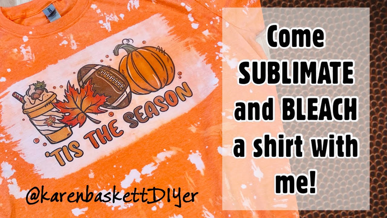SUBLIMATE and BLEACH a T-shirt with me!