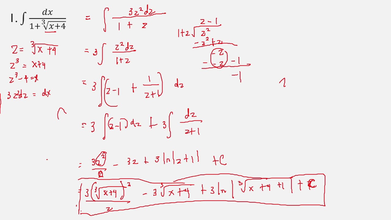 Integration by Rationalizing Substitution