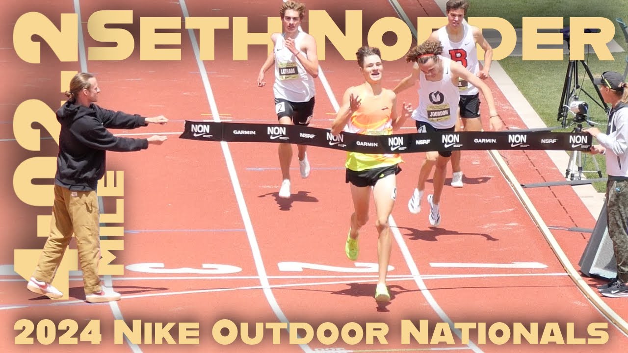 Boys Mile at 2024 Nike Outdoor Nationals