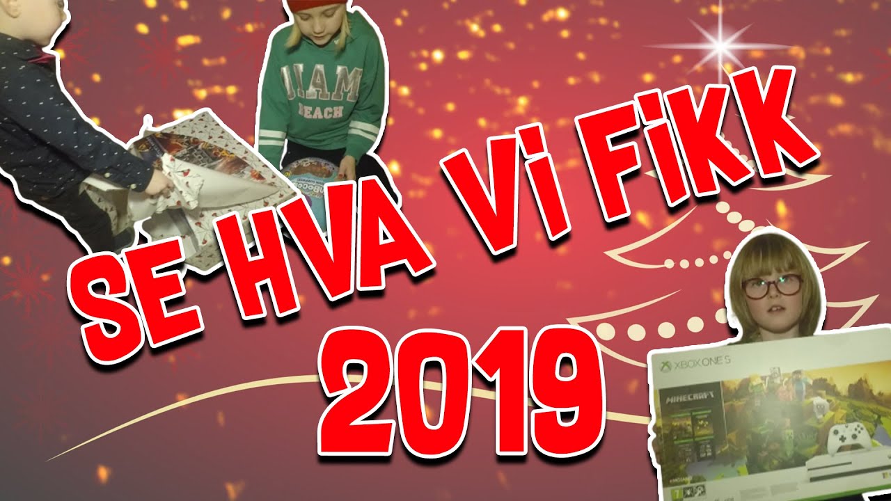 Se hva vi fikk til JUL | Julaften 2019 | GAVER