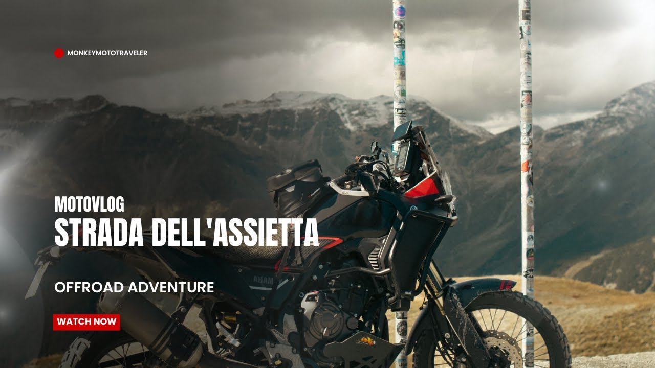 Strada dell'assetta on Tenere 700 / DJI Action 4