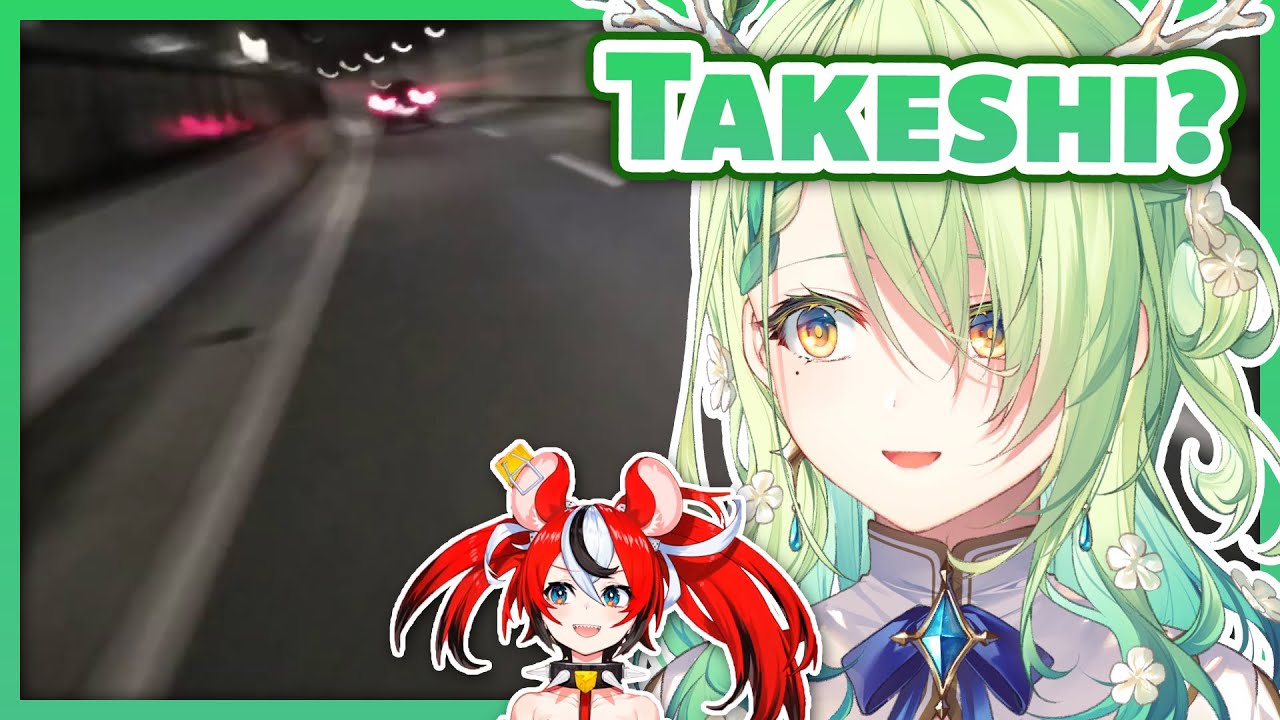 Fauna also didn't know the TAKESHI meme so Bae showed it to her on stream