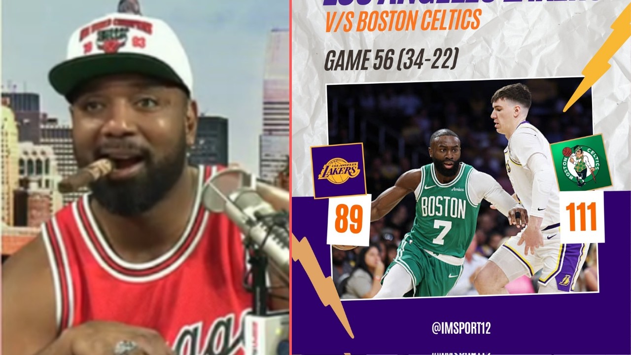 Chris Canty reacts to LeBron James endorses Jaylen Brown for MVP after Lakers 111-89 loss to Celtics